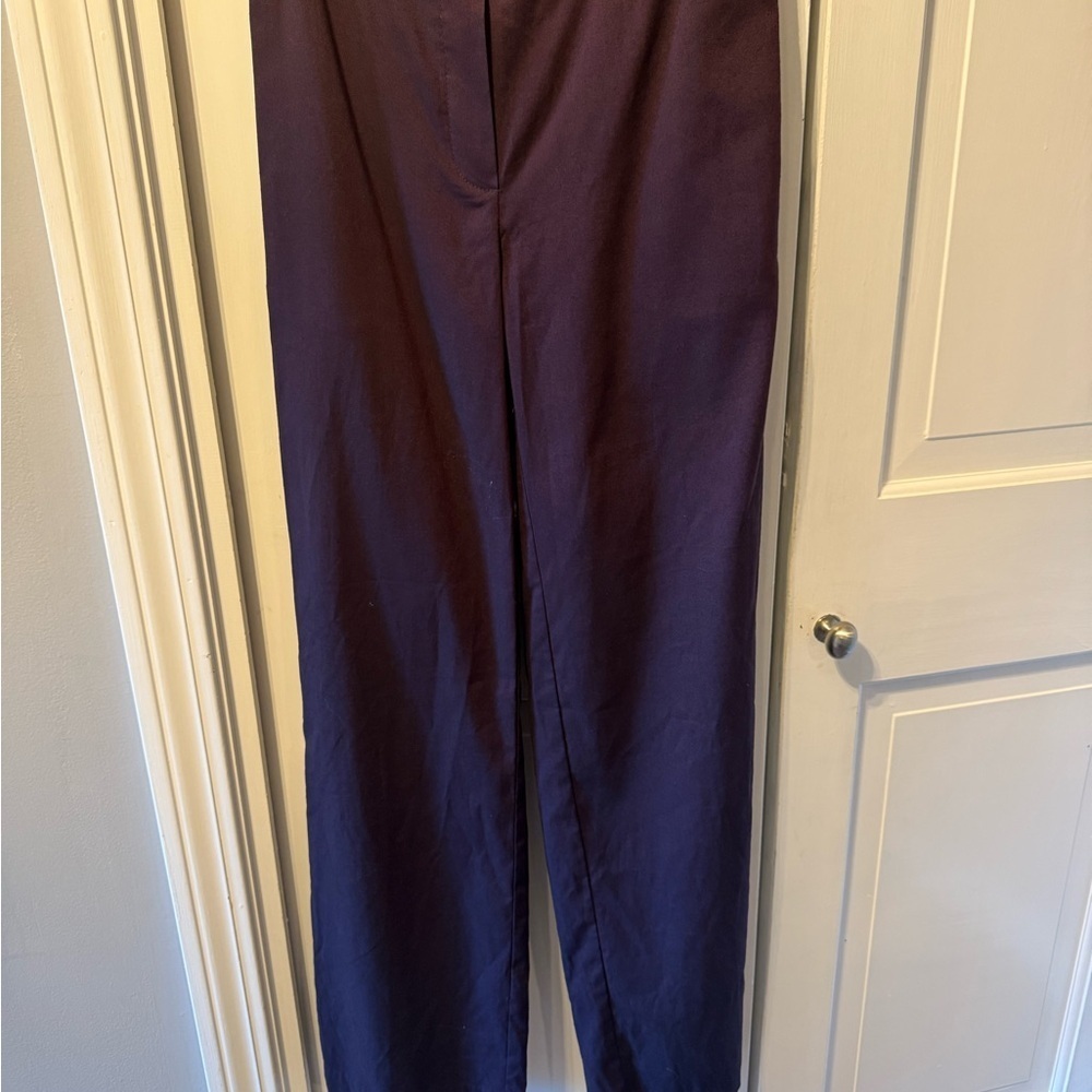 Urban Outfitters dark eggplant Colette Wide-Leg Pan - Picture 4 of 6